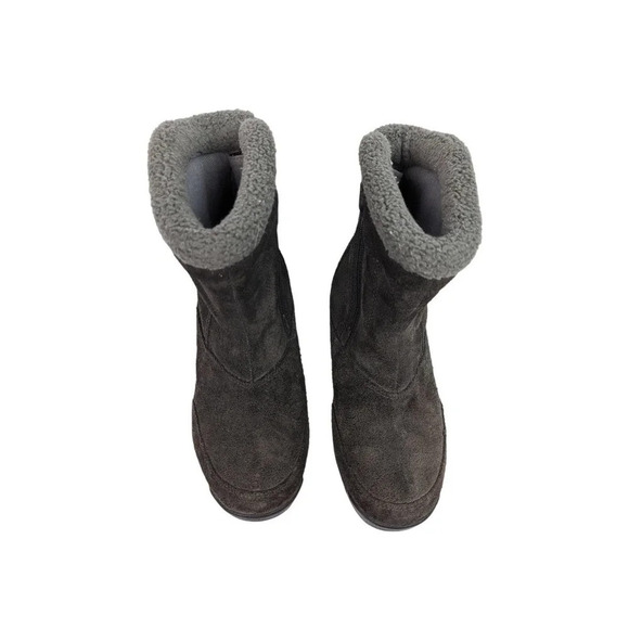 Sorel Womens 8.5 Water Fall NL1964-225 Thinsulate Mid Calf Winter Boots Fleece - Picture 2 of 9